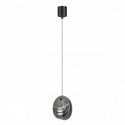 Светильник подвесной 5038/1A Odeon Light Черный/дымчатый