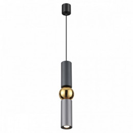 Светильник подвесной 4071/5L Odeon Light Серый/золото
