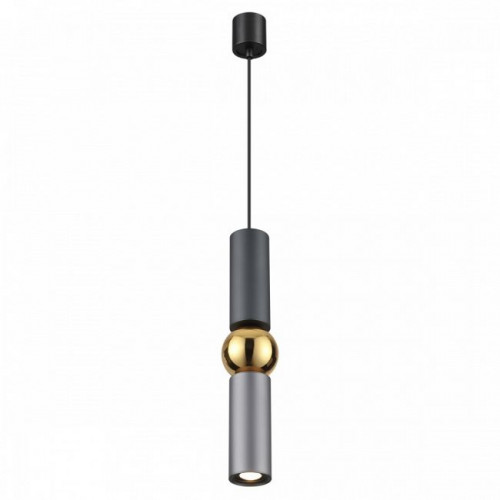 Светильник подвесной 4071/5L Odeon Light Серый/золото