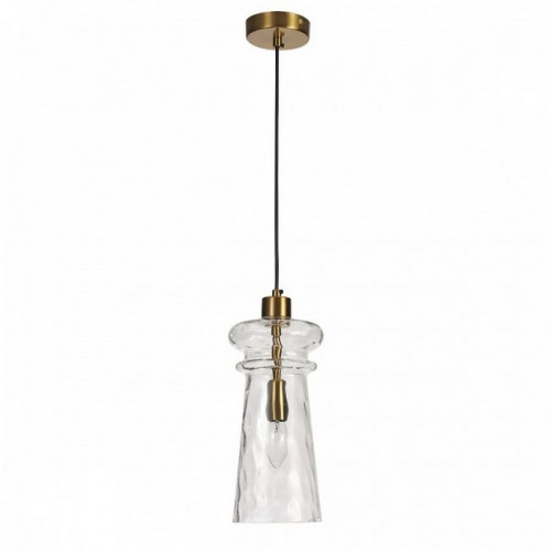 Светильник подвесной 4998/1 Odeon Light Бронзовый/прозрачный/металл/стекло