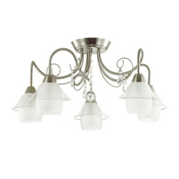 Люстра 3685/5C Lumion Матовый никель/стекло