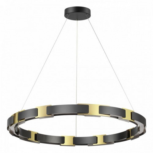 Люстра 4991/80L Odeon Light Черный/золотой/металл/акрил