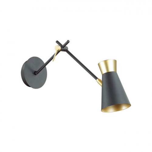 Светильник настенный 3790/1W Lumion Матовый черный, золотой