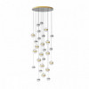 Люстра 5037/232L Odeon Light Никель/античная бронза/прозрачн/молочный