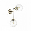 Светильник настенный 4971/2W Odeon Light Черный/золотой/прозрачный/стекло