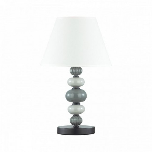 Лампа настольная 4896/1T Odeon Light Exclusive Черный матовый/светло-серый/серый/молочный