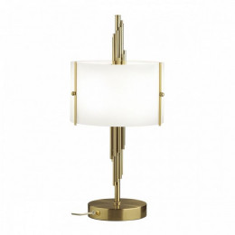 Лампа настольная 5415/2T Odeon Light Exclusive Античная бронза/белый матовый