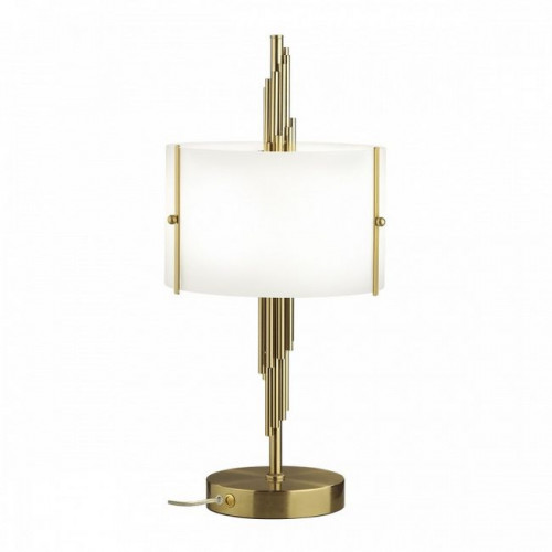 Лампа настольная 5415/2T Odeon Light Exclusive Античная бронза/белый матовый