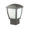 Светильник уличный 4051/1B Odeon Light Темно-серый/матовый белый
