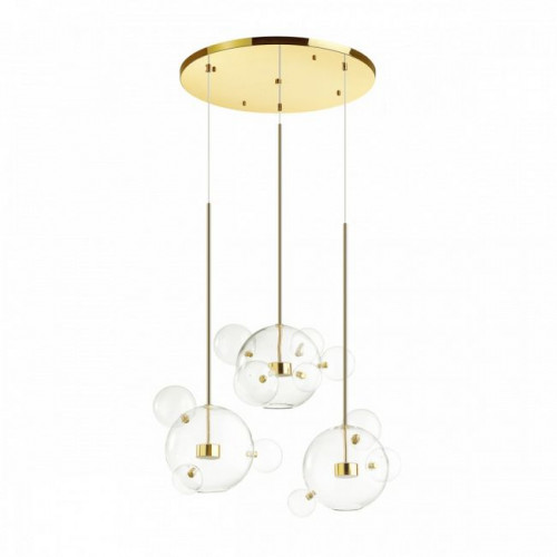 Люстра 4640/36LA Odeon Light Золотой/прозрачный