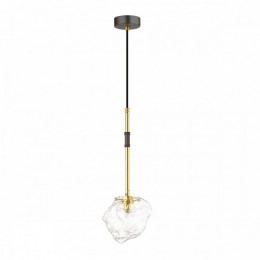 Светильник подвесной 4789/1 Odeon Light Черный/золотой/прозрачный