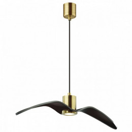 Светильник подвесной 4900/1B Odeon Light Чёрный/бронзовый/стекло