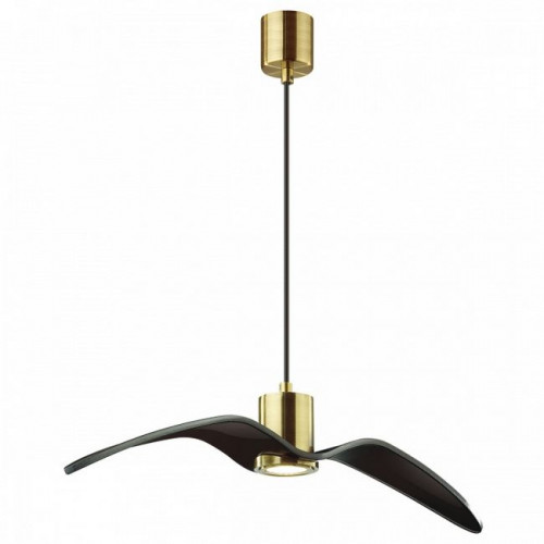 Светильник подвесной 4900/1B Odeon Light Чёрный/бронзовый/стекло