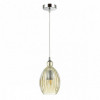 Светильник подвесной 4711/1 Odeon Light 'коньячный'/хром