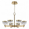 Люстра 5032/48L Odeon Light Античн.бронза/прозрачный
