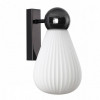 Светильник настенный 5418/1W Odeon Light Exclusive Черный хром/белый матовый