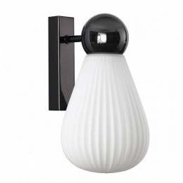 Светильник настенный 5418/1W Odeon Light Exclusive Черный хром/белый матовый