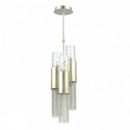 Светильник подвесной 4631/6 Odeon Light Серебристый/стекло/металл.цепочки