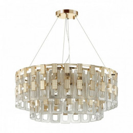 Люстра 4989/12 Odeon Light Золотой/стекло