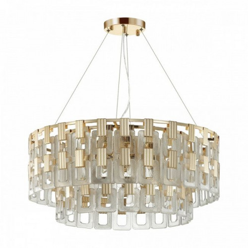Люстра 4989/12 Odeon Light Золотой/стекло