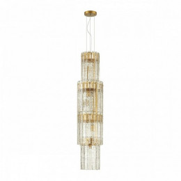 Люстра 4938/7 Odeon Light Матов.золотой/прозрачный/стекло