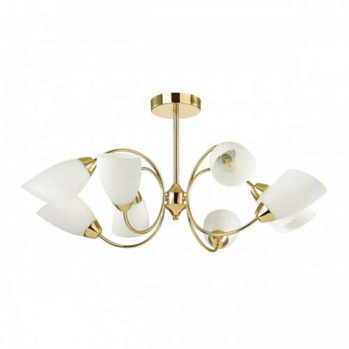 Люстра 4532/8C Lumion Золотой, белый