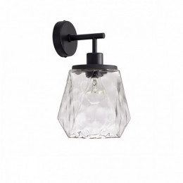 Светильник настенный 4996/1W Odeon Light Черный/прозрачный/металл/стекло
