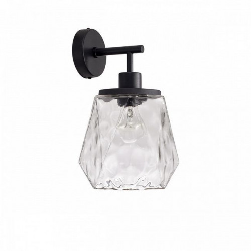 Светильник настенный 4996/1W Odeon Light Черный/прозрачный/металл/стекло