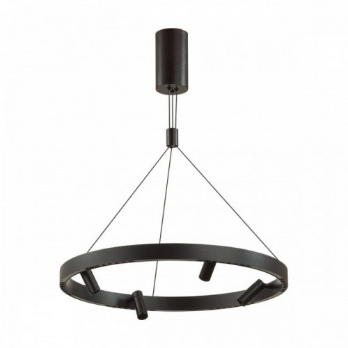 Светильник подвесной 6683/77L Odeon Light Черный брашированный
