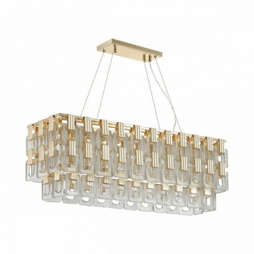 Люстра 4989/10 Odeon Light Золотой/стекло