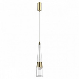 Светильник подвесной 5043/12L Odeon Light Глянц.золото/прозрачный