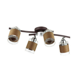Люстра 3030/4CA Lumion Хром, кофе