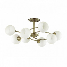 Люстра 4537/8C Lumion Античная бронза, белый