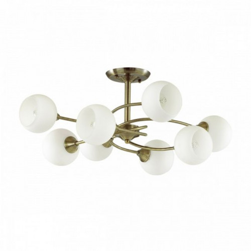 Люстра 4537/8C Lumion Античная бронза, белый