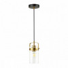 Светильник подвесной 4653/1 Odeon Light Черный/золотой/прозрачный