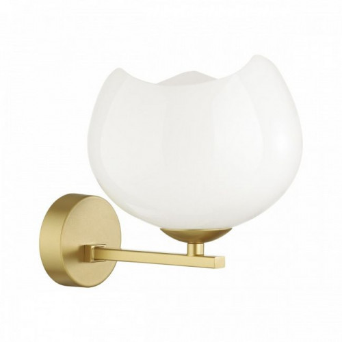 Светильник настенный 4873/1W Odeon Light Exclusive Золотой/белый/стекло