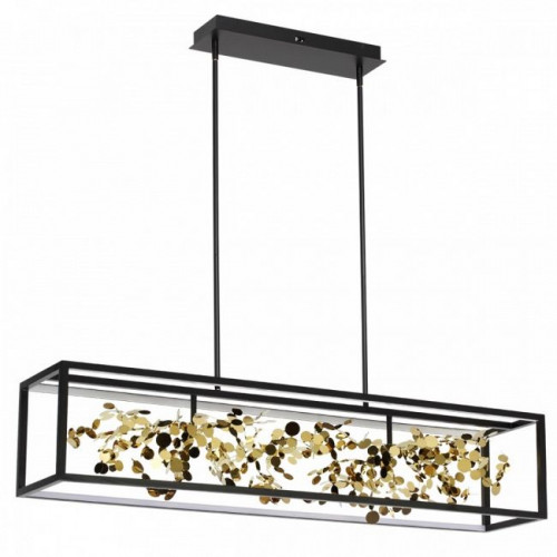 Люстра 5065/65L Odeon Light Матовый черный/золотой