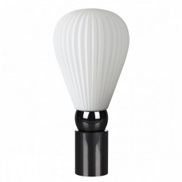 Лампа настольная 5418/1T Odeon Light Exclusive Черный хром/белый матовый