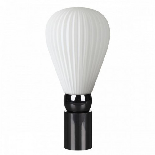 Лампа настольная 5418/1T Odeon Light Exclusive Черный хром/белый матовый