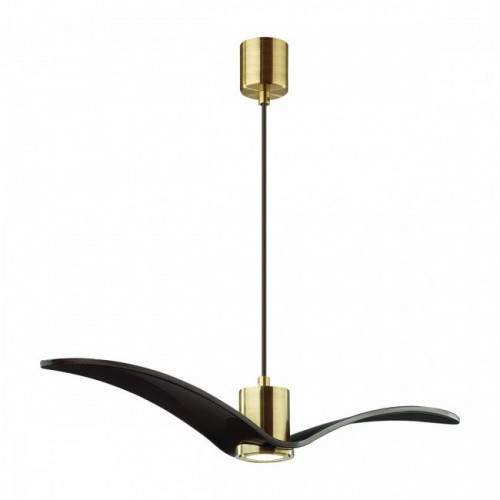 Светильник подвесной 4900/1A Odeon Light Чёрный/бронзовый/стекло