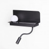 Светильник настенный 4202/6WL Odeon Light Черный