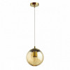 Светильник подвесной 4758/1 Odeon Light Янтарный/бронзовый