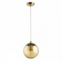 Светильник подвесной 4758/1 Odeon Light Янтарный/бронзовый