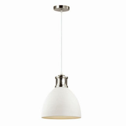 Светильник подвесной 3323/1 Odeon Light Белый/никель
