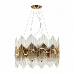 Люстра 4983/12 Odeon Light Бронзовый/стекло