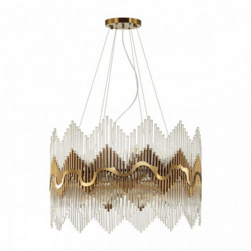 Люстра 4983/12 Odeon Light Бронзовый/стекло