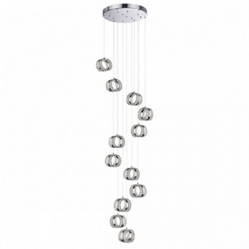 Люстра 5029/83L Odeon Light Хром/прозрачный