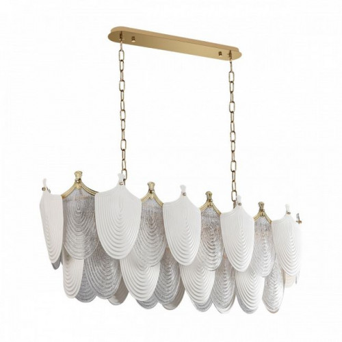Люстра 5051/14 Odeon Light Золото/прозрачный/белый