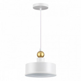 Светильник подвесной 4090/1 Odeon Light Белый/золотой