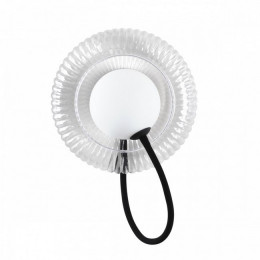 Светильник настенный 5013/1W Odeon Light Черный/прозрачный/белый матовый металл/стекло